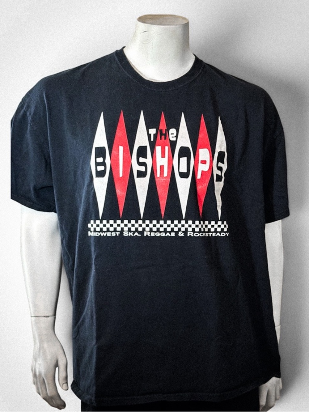 The Bishops Nebraska Ska Band Concert Graphic Tee Shirt 2XL